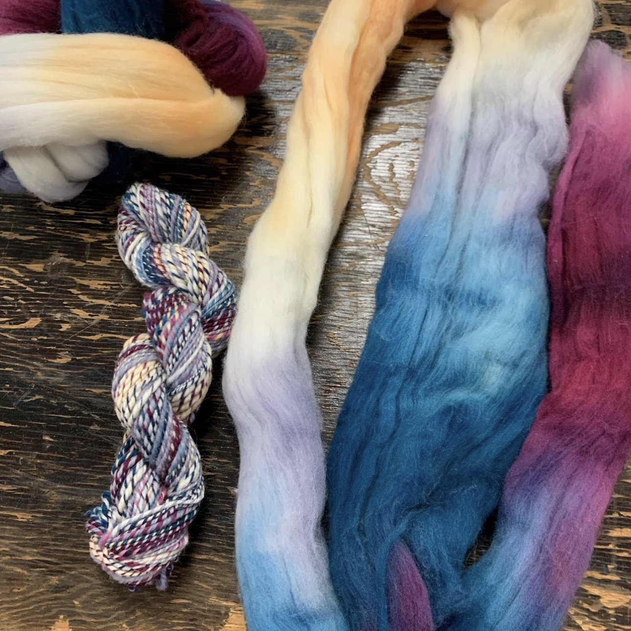 died wool